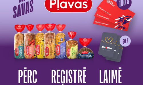 Loterija “Katram savas Pļavas” ar Hanzas Maiznīcu
